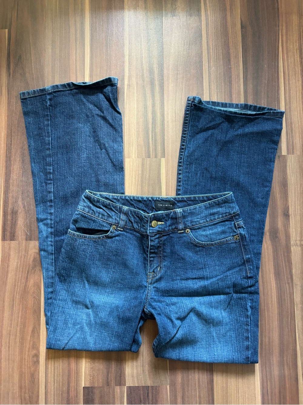 The Limited Women's Dark Blue Flare Jeans
